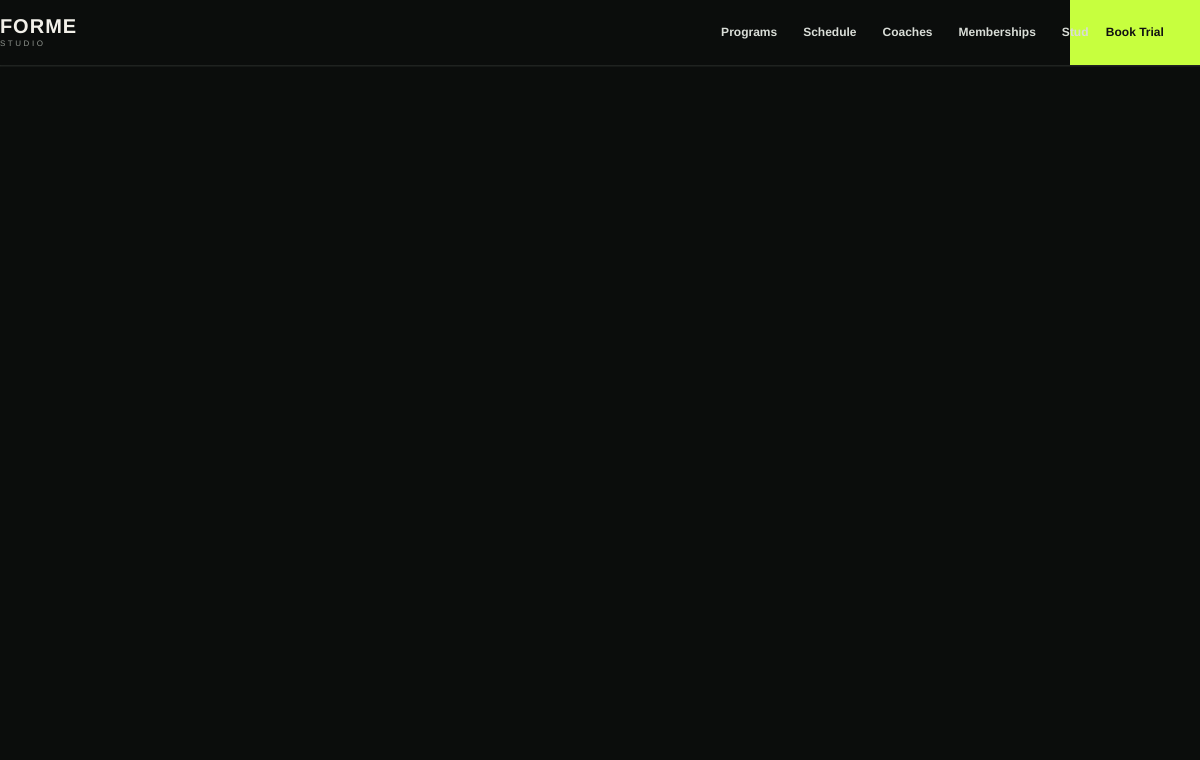 Forme Studio website preview