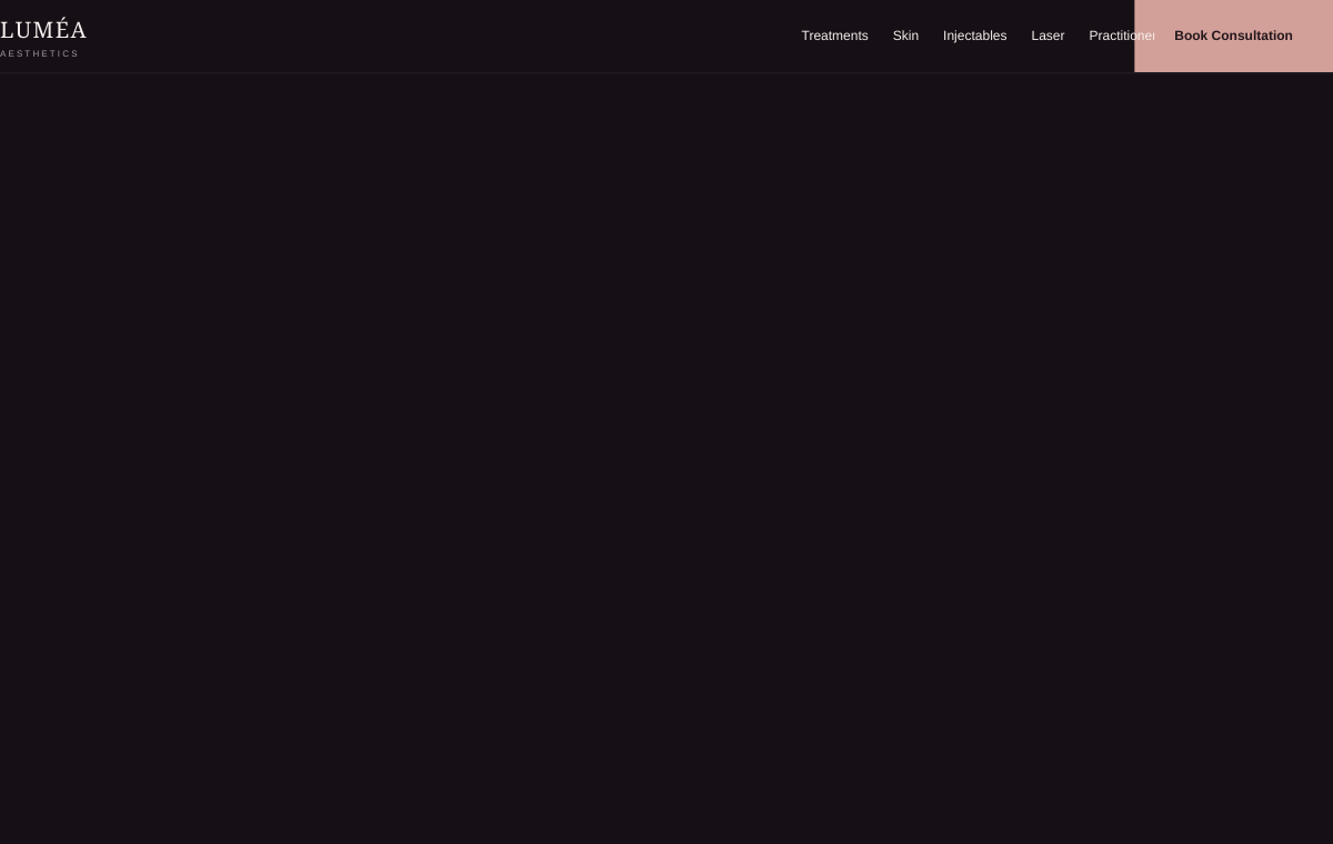 Luméa Aesthetics website preview