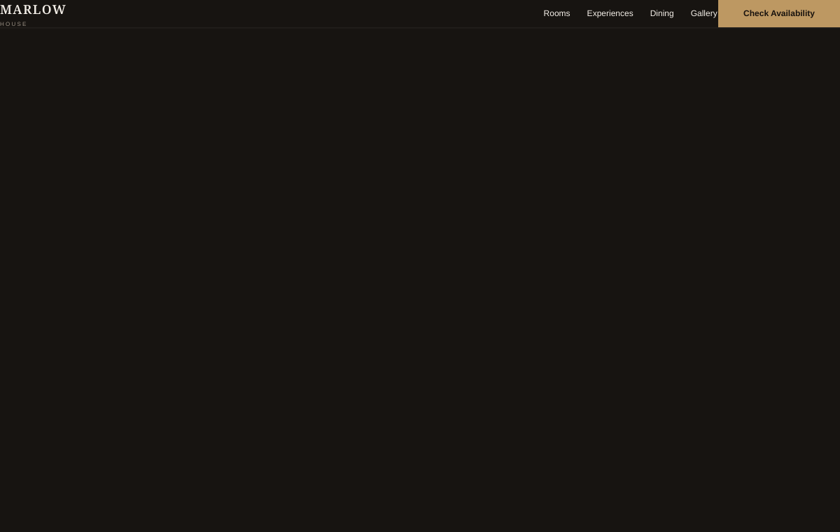 Marlow House website preview